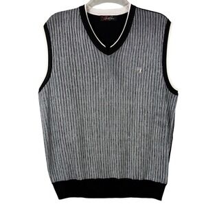 VINTAGE Arnold Palmer Sweater Vest, Embroidered Umbrella Logo, M/L 20" Chest